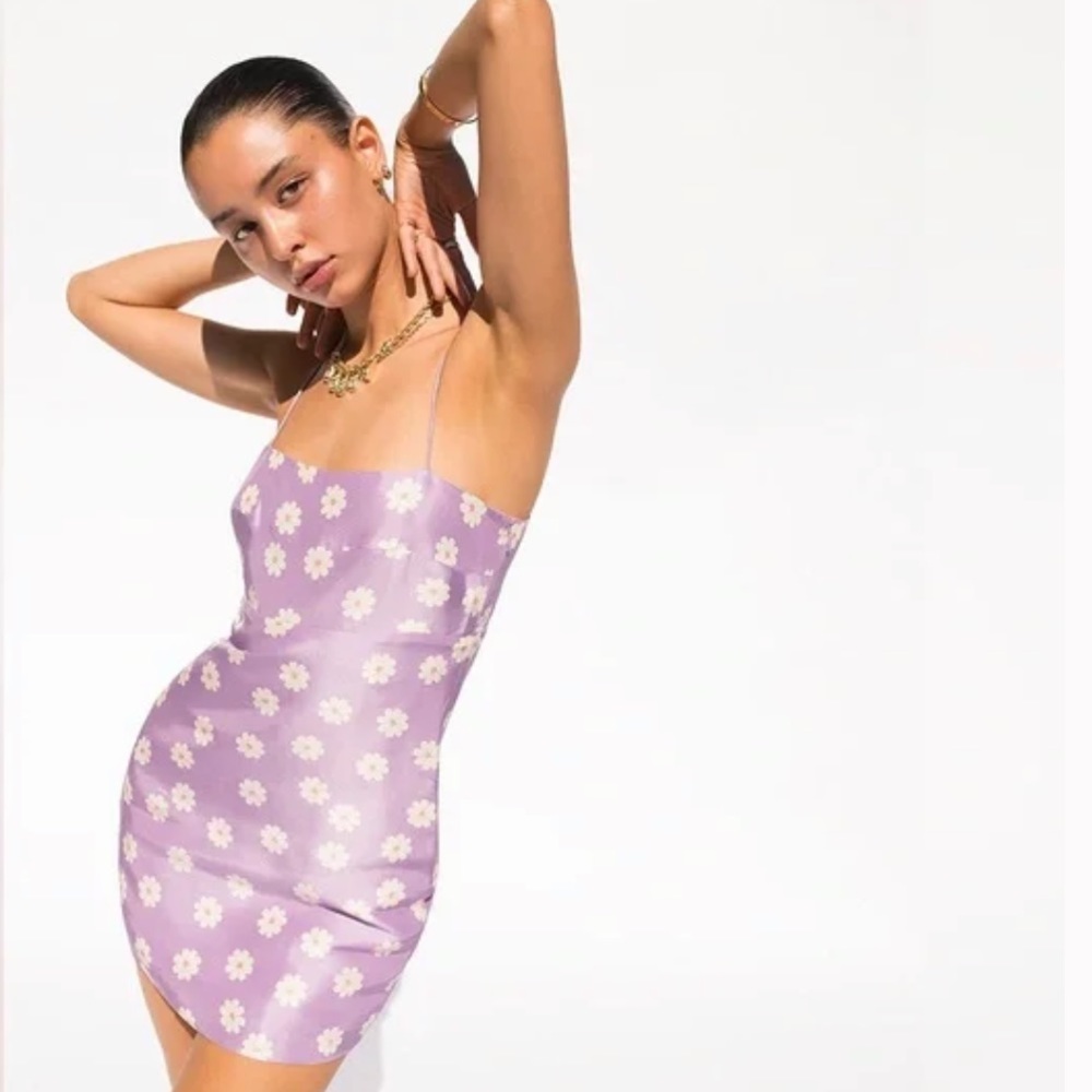 Realisation Par Christy purple silk dress small